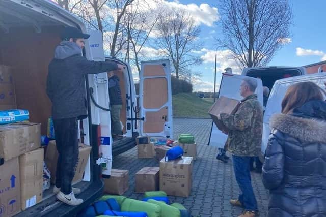 Two tonnes of vital aid were sent to Poland earlier this month.
