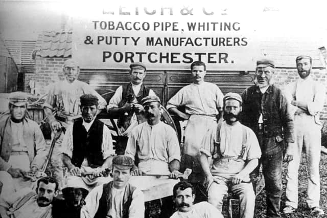 Pipemakers at Leigh & Co, Portchester.