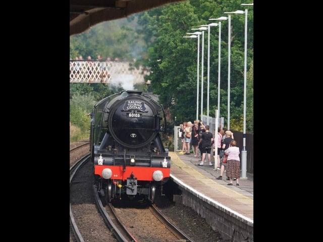 The Flying Scotsman at Cosham station