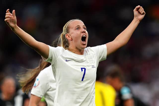 England's Beth Mead who has been made an MBE  - a member of the Order of the British Empire - for services to Association Football in the New Year Honours list Picture: Martin Rickett/PA Wire