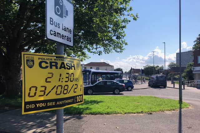 Police are appealing for witnesses and information concerning the collision that killed a 55-year-old woman from Southsea.