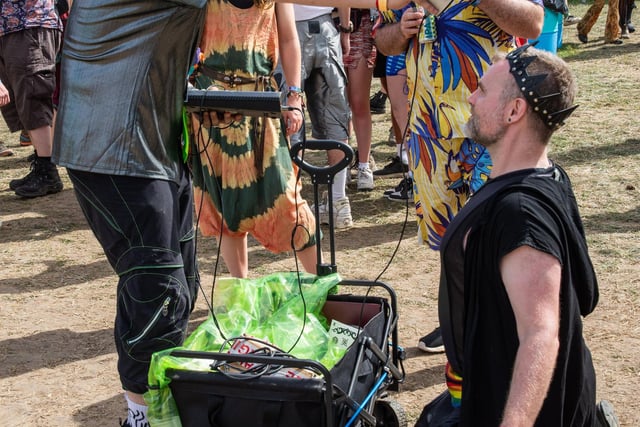 Performers at the festival.
