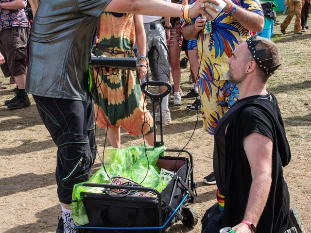 Performers at the festival.