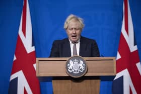Prime Minister Boris Johnson will lead a press conference today. Picture: Jeff Gilbert - Pool/Getty Images