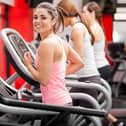 Cheryl doesn't look quite this happy when she's being put through her paces by her sister.