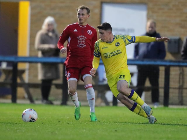 Hawks striker James Roberts, right. Picture by Dave Haines
