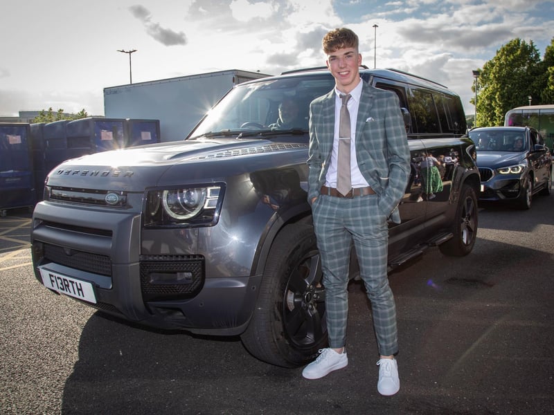 Students dressed up for Ark Charter Academy prom night