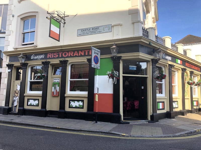 Giuseppe's in Kent Road, Southsea is known for its bubbly atmosphere. It has a 4 out of 5 rating on TripAdvisor from 141 reviews.