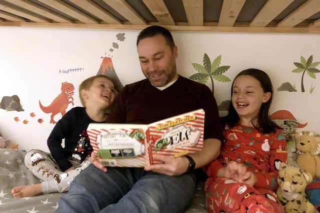 Matt Foster with Myles and Evelyn Picture: Matt Foster