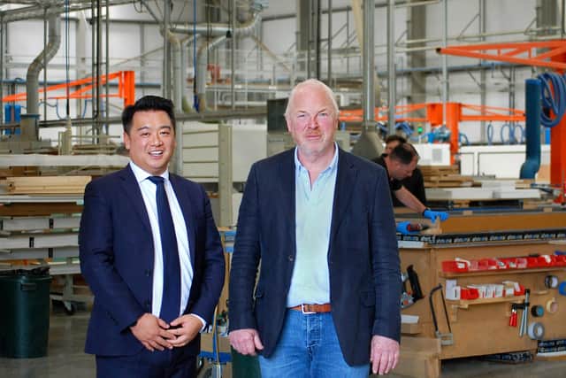 Alan Mak with co-founder Tim Doran