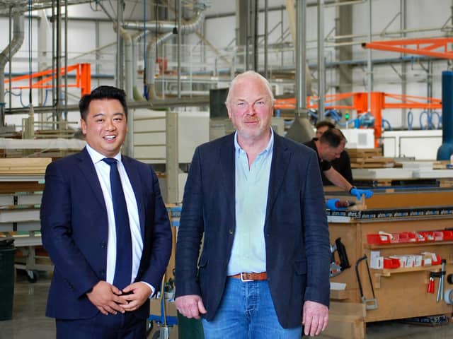 Alan Mak with co-founder Tim Doran