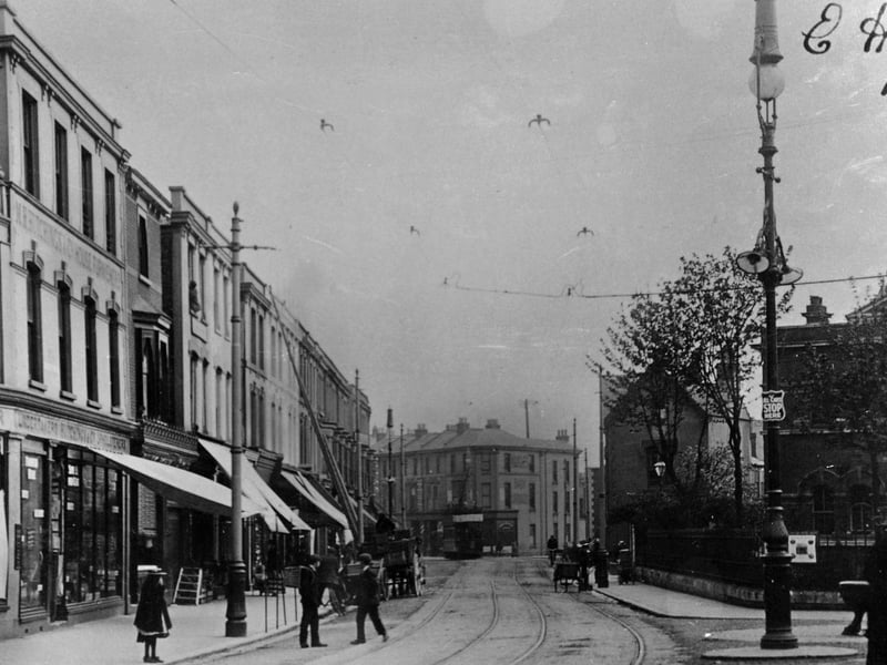 Albert Road beore the Kings Theatre was built. 1905.