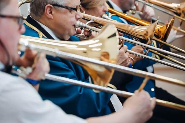 Oddfellows Brass in performance