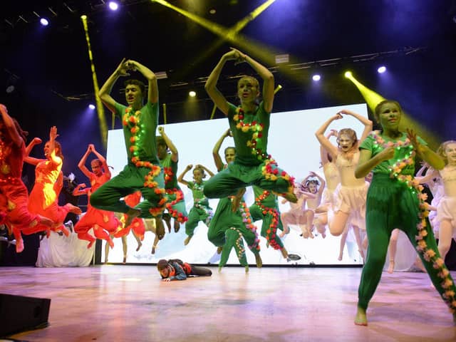 Youngsters performing in last year's Dance Live event.