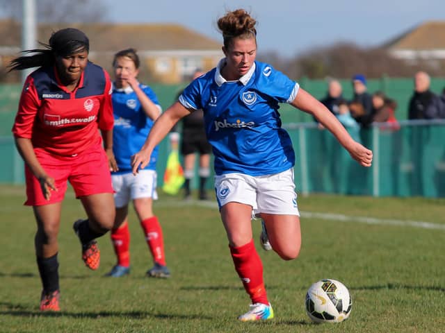 Former Portsmouth player Molly Clark has scored two FA Cup hat-tricks for AFC Bournemouth this season - the Cherries now visit Moneyfields this weekend. Picture: Jordan Hampton.