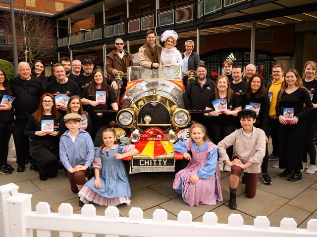 Pictured is: The cast of Chitty Chitty Bang BangPicture: Keith Woodland (180321-47)
