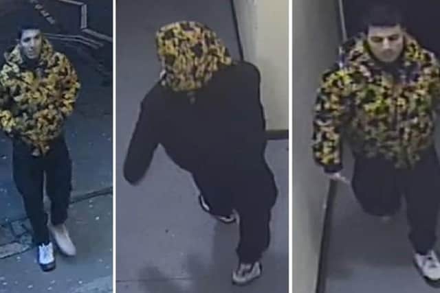 Police want to speak to this man. Pic Hants police