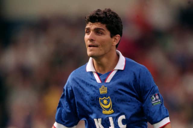 John Aloisi was a rare Australian success during the Terry Fenwick and Terry Venables era at Pompey. Picture: Matthew Ashton