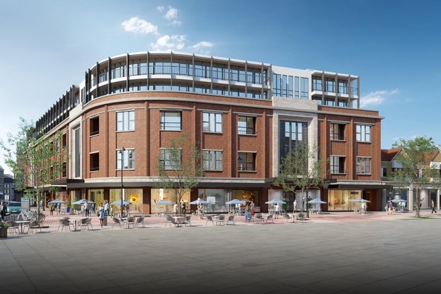 According to a spokesperson from Bernards Estates and Letting Agents, the Handleys Corner development could "bring life back" to Southsea's Palmerston Road. Here is a computer generated image showing what it might look like once it has has been redeveloped.