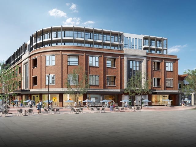 According to a spokesperson from Bernards Estates and Letting Agents, the Handleys Corner development could "bring life back" to Southsea's Palmerston Road. Here is a computer generated image showing what it might look like once it has has been redeveloped.