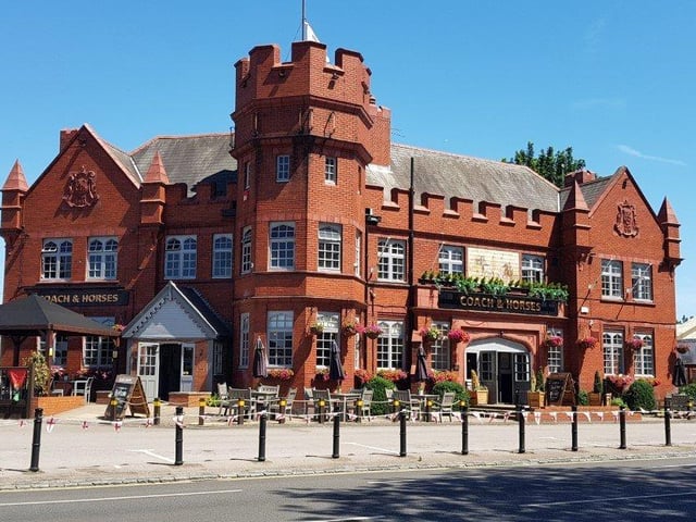 This Coach & Horses in London Road, Hilsea, is a Greene King