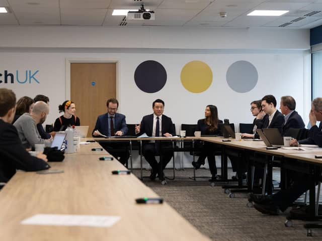 Alan Mak MP with representatives of leading UK technology companies