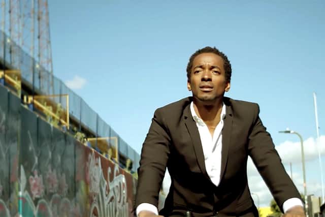 Aki Omoshaybi as Kyle in his film, Real. Pictures: Viva Verve