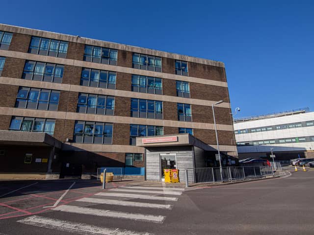 QA Hospital, Portsmouth, on November 25, 2021. Picture Habibur Rahman.