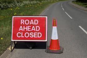 The road has been closed for most of the day