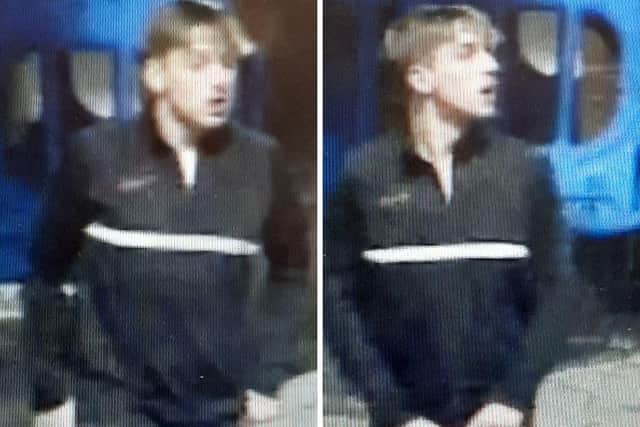 Police wish to speak to this man after a woman was attacked in Guildhall Square. Picture: Hampshire and Isle of Wight Constabulary.