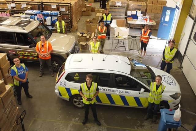 Members of the Hampshire & Berkshire 4x4 Response Team