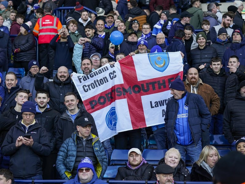 Enjoying Pompey's first trip to West Brom in more than 16 years.
