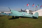 Replica prototype Spitfire K5054 at the Goodwood Revival in 2015