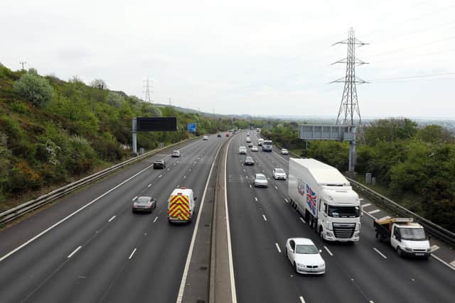M27 near Portchester. Picture: Chris Moorhouse (jpns 040522-19)