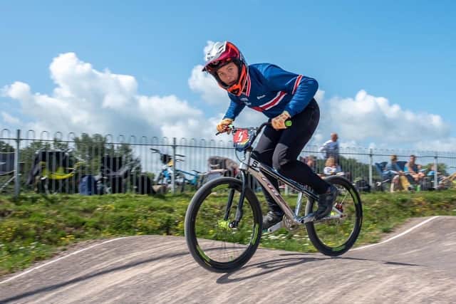 Gosport BMX Club rider Stanley Palmer. Picture by Barrie Webb, Out To Grass Photography