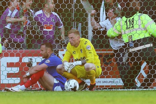 Allsop was brought in as an emergency loan for the Blues’ two play-off semi-finals against Plymouth in the 2015-16 season. Now at Derby, questions are in the air about his future, with the Rams’ long-term status unclear.