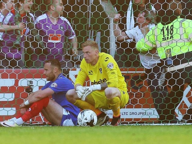 Allsop was brought in as an emergency loan for the Blues’ two play-off semi-finals against Plymouth in the 2015-16 season. Now at Derby, questions are in the air about his future, with the Rams’ long-term status unclear.