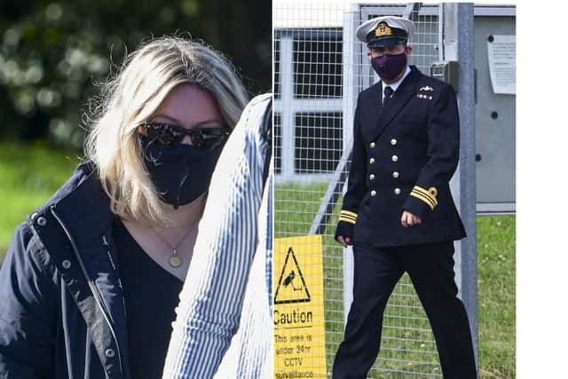 Portsmouth-based submariner Lieutenant Commander Nicholas Stone and Lieutenant Sophie Brook put the secrecy of the UK's Trident nuclear deterrent at risk by sharing classified submarine movements which could have been intercepted by an enemy, a court martial heard.

© Will Dax/Solent News & Photo Agency
UK +44 (0) 2380 458800