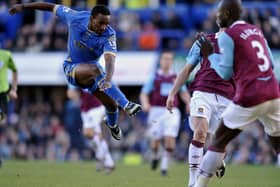 Tony Adams was angry at Jermain Defoe's Pompey display against West Ham as he wound down towards a move to Spurs. Picture: Steve Reid
