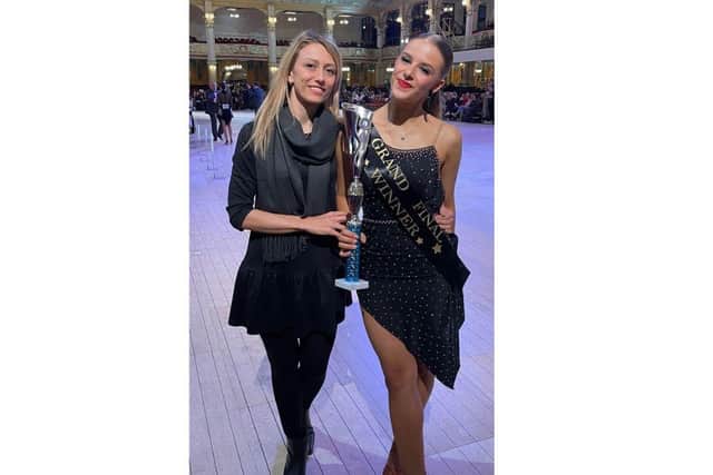 Iryna and Diana Marchenko at the ISTD Grand Finals at Blackpool Winter Gardens
