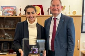 Neha Mudassir and Professor Graham Galbraith