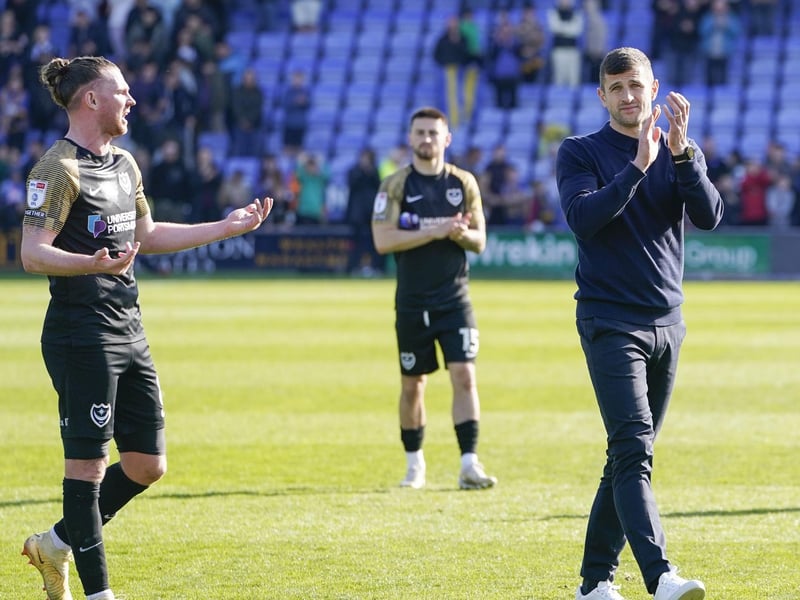 Pompey face Oxford United this evening.