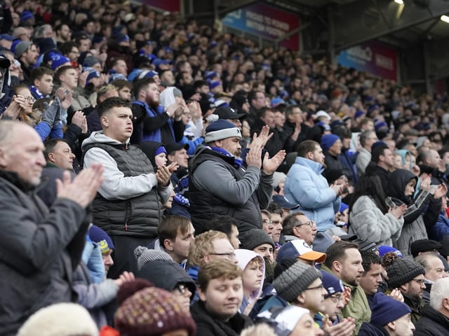 16 photos which captured the jubilant Fratton Park against Sheffield Wednesday.