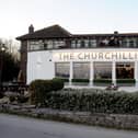 The Churchillian Pub along Portsdown Hill Road was awarded planning permission for a new outdoor bar. Picture: Sarah Standing (170460-5334)