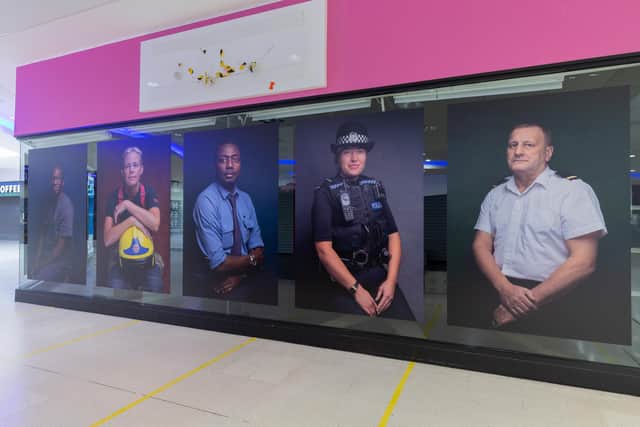 Pompey Heroes Project on display in Cascades Shopping Centre
