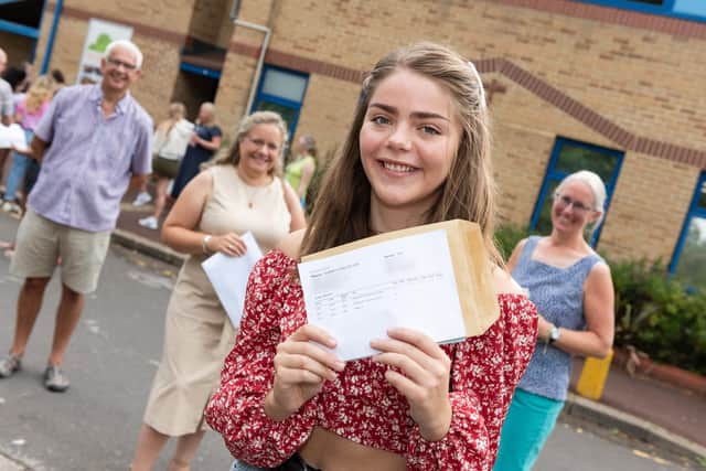 Oaklands Catholic School pupil Kate Taylor, 18, is off to the University of Oxford after bagging a stunning set of A-level results.
Picture: Duncan Shepherd