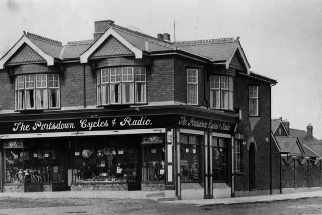 The former Portsdown Cycles & Radio premises on the corner of London Road and Lansdowne Avenue, Widley.
Picture: Barry Cox collection