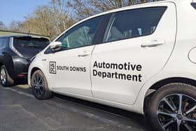 South Downs Campus' electric vehicle, used on the automotive course.