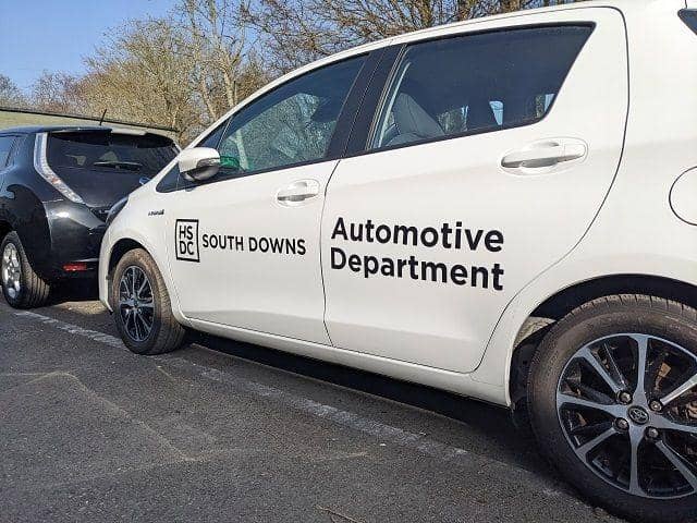 South Downs Campus' electric vehicle, used on the automotive course.