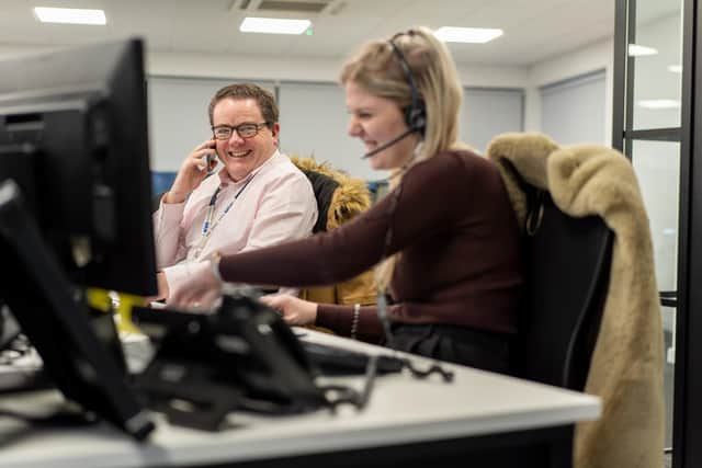 The moment apprentice Lucy Crouch-Ewers had her first offer accepted. Picture: Steve Currie
